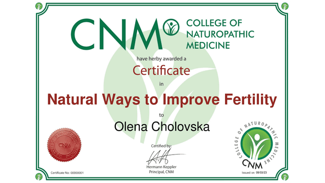 Natural Ways to Improve Fertility